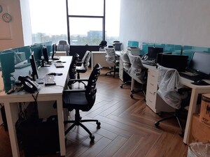 Floor Plan in  Office Space at DLH Park, Malad West – for Rent