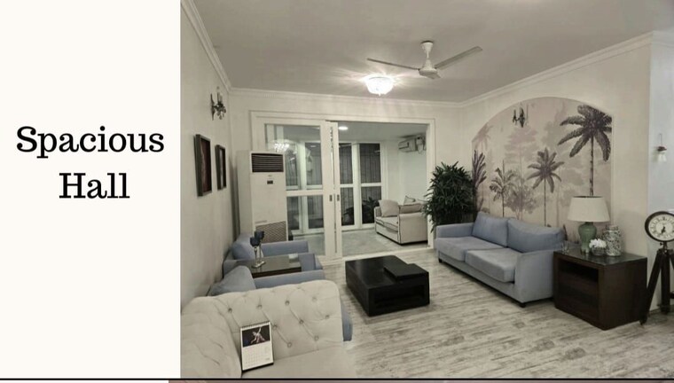 Living Room, krishna-atlantis-heights 3 Bedroom 1995 Sq.Ft. Apartment In High Ground Zirakpur 10181628