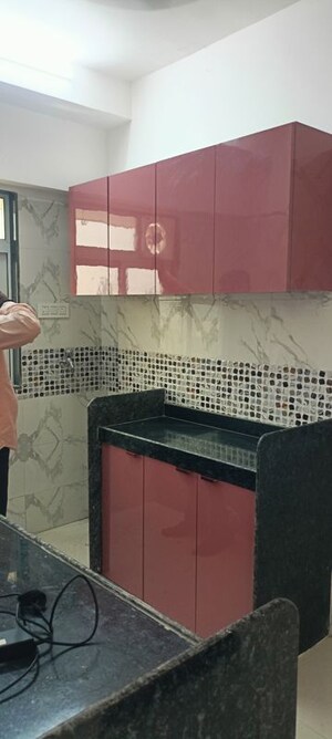 Kitchen in 1 BHK Apartment at DGS Heights, Goregaon East – for Rent