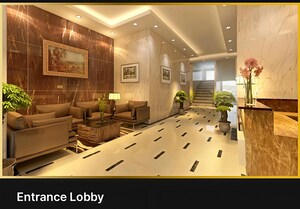 Building Lobby in 4 BHK Apartment at Exotic Grandeur, Baltana – for Sale