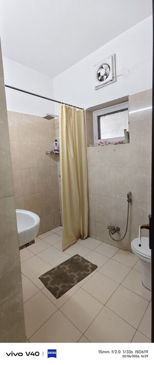 Bathroom in 2.5 BHK Apartment at Defence Colony – for Rent
