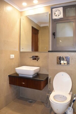 Attached Bathroom in 3 BHK Builder Floor at South Extension ii – for Rent