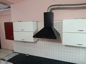 Kitchen in 3 BHK Builder Floor at Dhakoli – for Rent