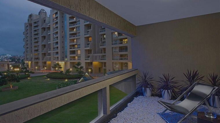 Balcony, panchshil-eon-waterfront-i 3.5 Bedroom 6000 Sq.Ft. Apartment In Kharadi Pune 10178271