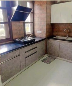 Kitchen in 3 BHK Builder Floor at Unitech South City II, Sector 50 – for Rent