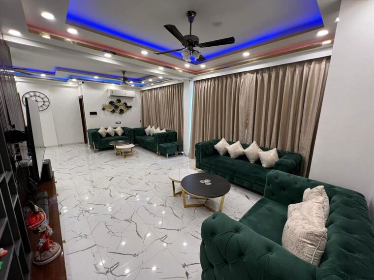 Living Room, rps-auria 5 Bedroom 3300 Sq.Ft. Apartment In Sector 88 Faridabad 10181866