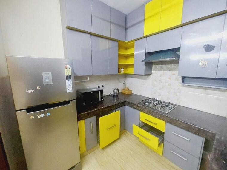 Kitchen, kalkaji 3 Bedroom 100 Sq.Ft. Builder Floor In Kalkaji Delhi 10181884