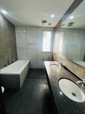 Bathroom in 4 BHK Apartment at Dasnac Burj, Sector 75 – for Rent