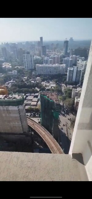 Balcony in 2 BHK Apartment at Dev Leo Tower, Oshiwara – for Rent