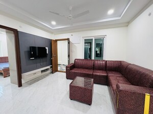Living Room in 3 BHK Apartment at AB Residency Manikonda, Manikonda – for Rent