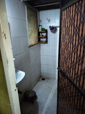Bathroom in 1 BHK Apartment at Evershine Jasmine CHS, Vasai East – for Rent