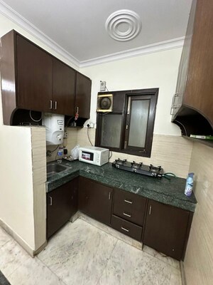 Kitchen in 2 BHK Builder Floor at Delhi Cantonment – for Rent