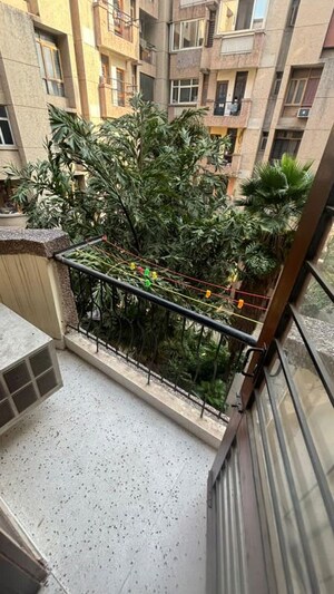 Balcony in 3.5 BHK Apartment at Garima Vihar Apartments, Sector 35 – for Sale