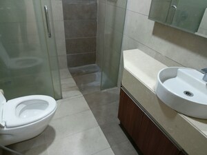 Bathroom in 4 BHK Apartment at Koncept Ambience The Botanika Empress, Gachibowli – for Rent