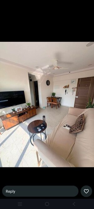 Living Room in 1 BHK Apartment at JP Eminence, Andheri West – for Rent