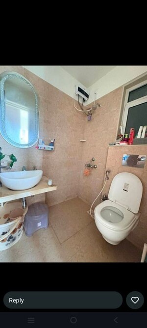 Bathroom in 1 BHK Apartment at JP Eminence, Andheri West – for Rent