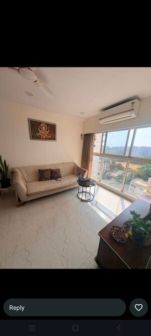 Living Room in 1 BHK Apartment at JP Eminence, Andheri West – for Rent