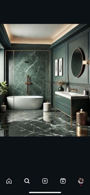 Bathroom in 4 BHK Independent House at Basant Lok – for Sale