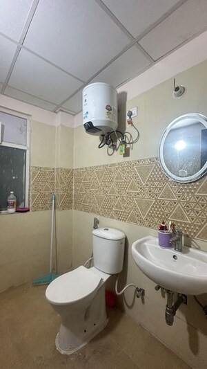 Bathroom in 3 BHK Apartment at Aaradhyam Golf Homes, Tech Zone 4 Greater Noida – for Rent