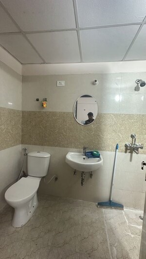 Bathroom in 3 BHK Apartment at Aaradhyam Golf Homes, Tech Zone 4 Greater Noida – for Rent