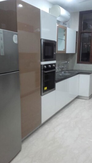 Kitchen in 4 BHK Builder Floor at Jor Bagh – for Rent