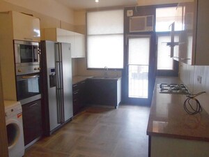 Kitchen in 3 BHK Builder Floor at Jor Bagh – for Rent