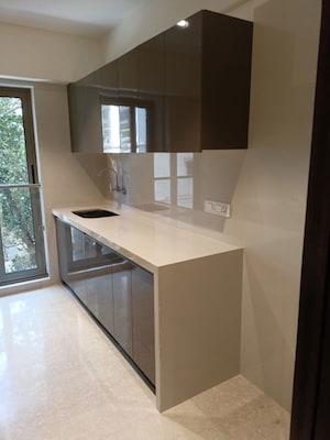 Kitchen in 3 BHK Apartment at Vasant Kunj, Santacruz West – for Rent