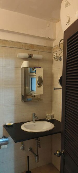 Bathroom in 3 BHK Apartment at Richmond Premier, Richmond Road – for Rent