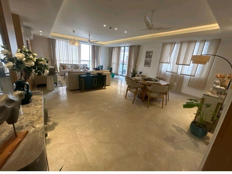 Living Room, vatika-sovereign-next 4 Bedroom 3200 Sq.Ft. Apartment In Sector 82a Gurgaon 10182177