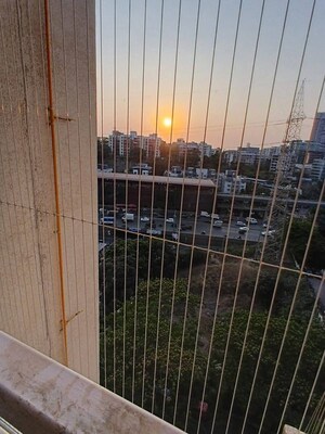 Balcony in 1 BHK Apartment at DGS Heights, Goregaon East – for Rent