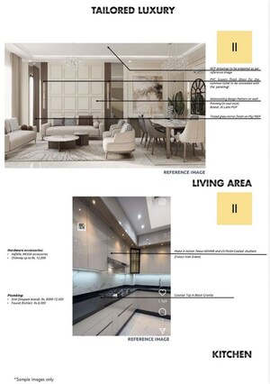 Floor Plan in 3 BHK Builder Floor at Central Park Flower Valley, Sohna Sector 33 – for Sale