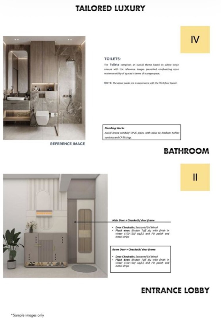 Floor Plan, central-park-flower-valley 3 Bedroom 250 Sq.Yd. Builder Floor In Sohna Sector 33 Gurgaon 10166516