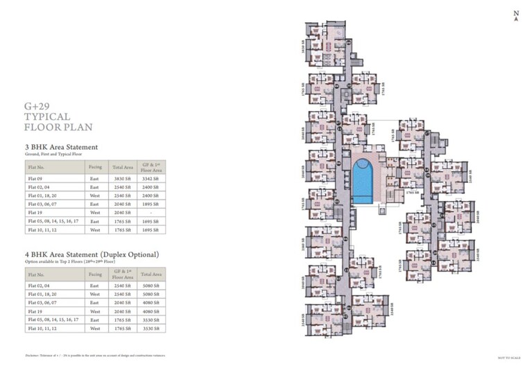Master Plan, hallmark-treasor 4 Bedroom 5080 Sq.Ft. Apartment In Narsingi Hyderabad 10182253