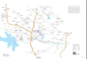 3 BHK Apartment – Map Location View at Hallmark Treasor, Narsingi - for Sale