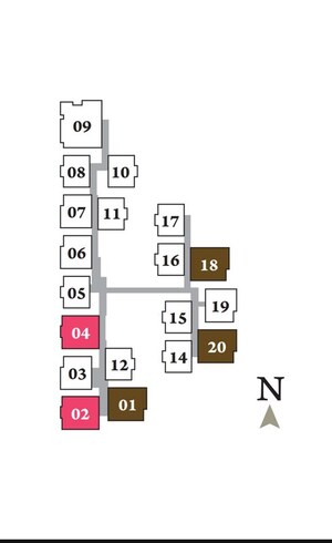 Floor Plan in 3 BHK Apartment at Hallmark Treasor, Narsingi – for Sale
