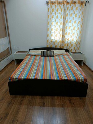 Bedroom in 3 BHK Apartment at Rajapushpa Regalia, Kokapet – for Rent
