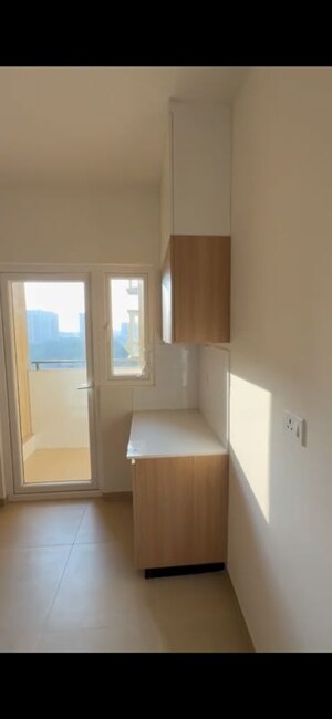Kitchen in 3.5 BHK Apartment at Bhartiya Nikoo Homes, Thanisandra Main Road – for Rent