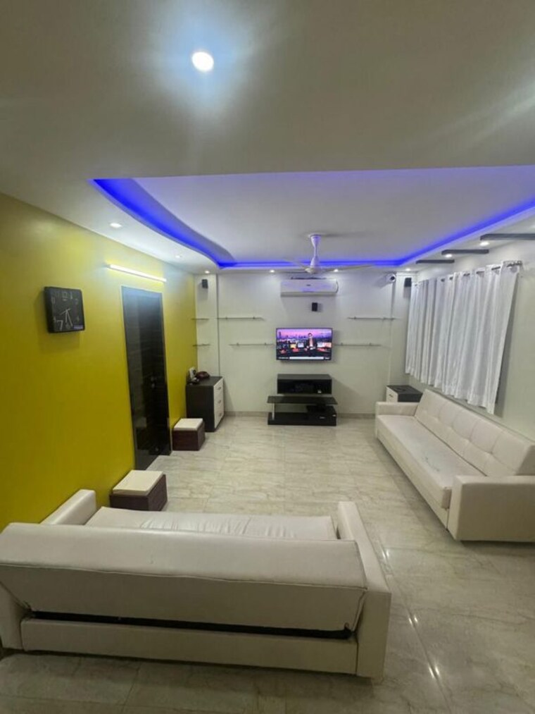 Living Room, riddhi-enclave-co-op-housing-society-ltd 3 Bedroom 1750 Sq.Ft. Villa In Viman Nagar Pune 10176080
