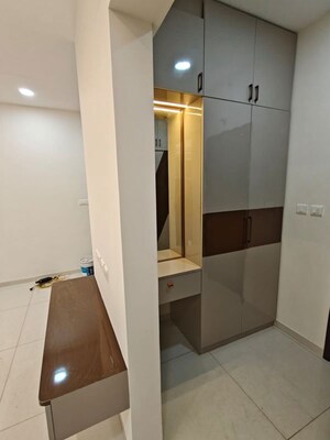 Bathroom in 3 BHK Apartment at Rajapushpa Provincia, Narsingi – for Rent
