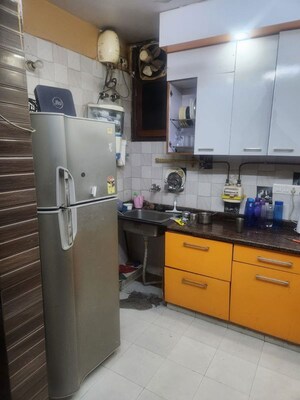 Kitchen in 3 BHK Builder Floor at Chittaranjan Park – for Sale