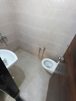 Bathroom in 1 BHK Apartment at DGS Sheetal Tapovan, Malad East – for Rent