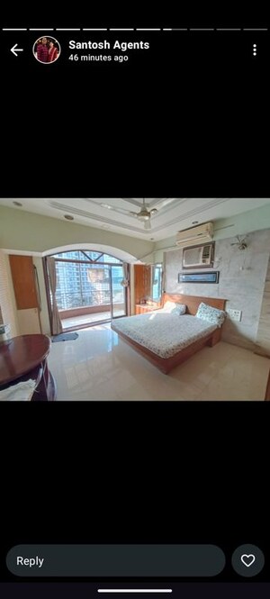 Living Room in 1 BHK Apartment at Usha CHS, Kopri – for Rent