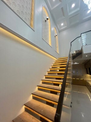 Staircase in 4 BHK Villa at Sahastradhara Road – for Sale