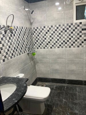 Bathroom in 2 BHK Apartment at Saya Gold Avenue, Vaibhav Khand – for Rent