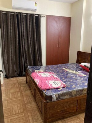 Bedroom in 2 BHK Apartment at Saya Gold Avenue, Vaibhav Khand – for Rent