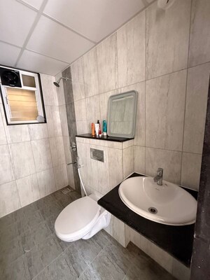 Bathroom in 2 BHK Builder Floor at Kolte Patil Life Republic R 10, Hinjewadi – for Rent