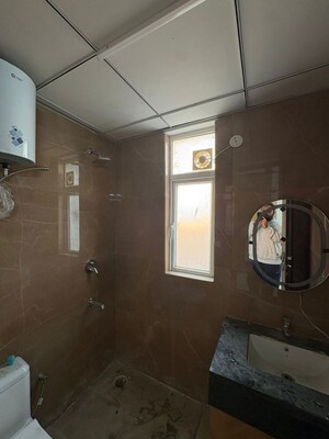 Bathroom in 3.5 BHK Builder Floor at M3M Soulitude, Sector 89 – for Rent