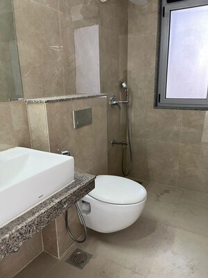 Bathroom in 3 BHK Apartment at Sunteck City Avenue 4, Goregaon West – for Rent