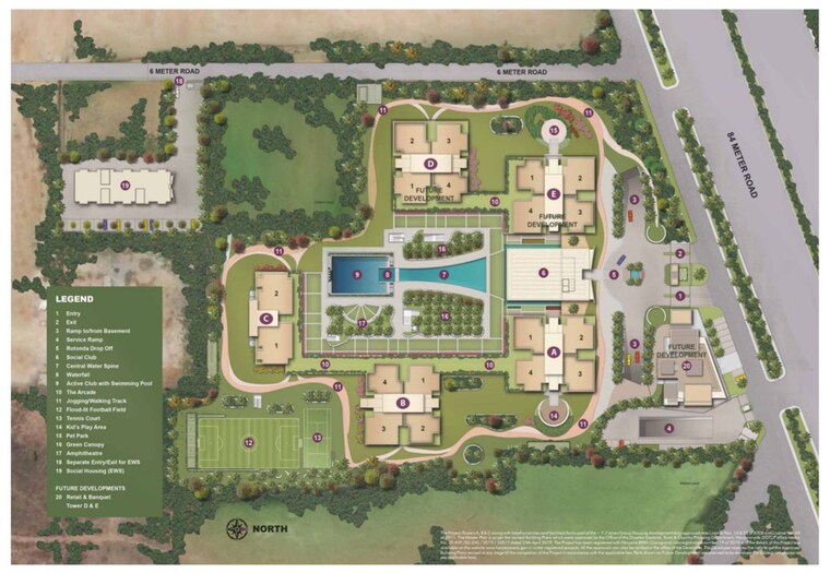 Master Plan, conscient-hines-elevate 3.5 Bedroom 2595 Sq.Ft. Apartment In Sector 59 Gurgaon 10182495