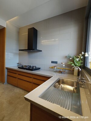 Kitchen in 4 BHK Apartment at Adajan – for Sale